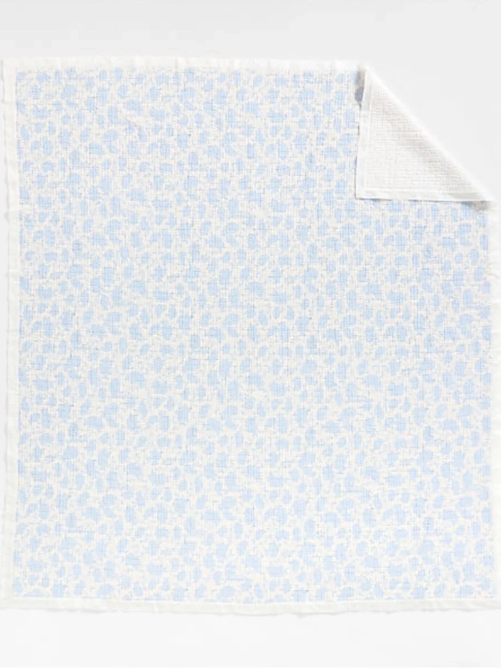 New! Crate&Barrel Blue Floral Quilt size King